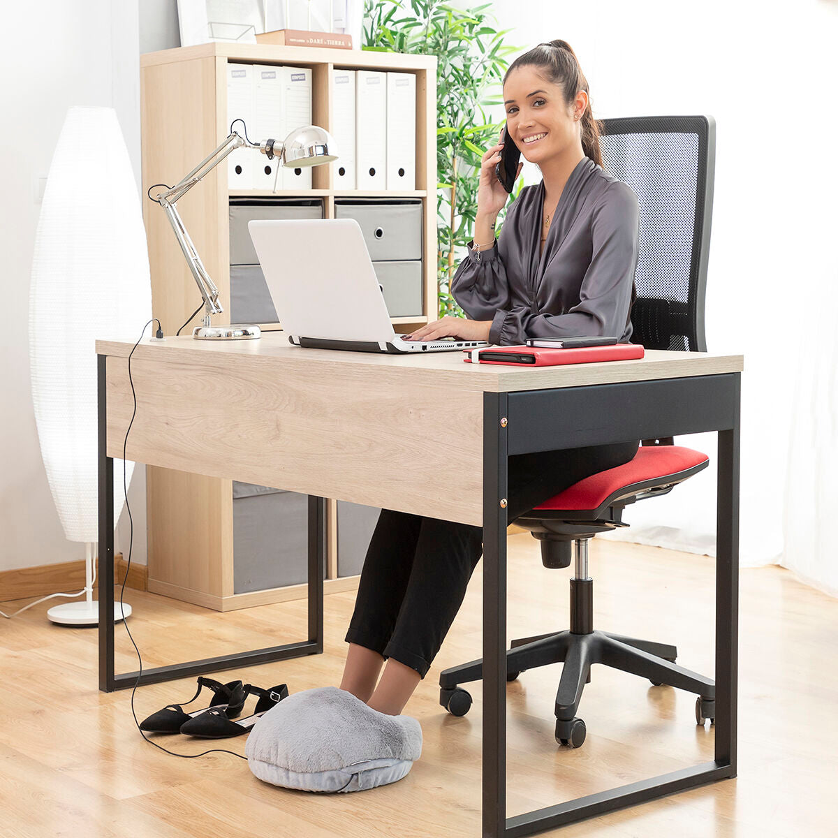 Chauffe-pieds électrique 2 en 1