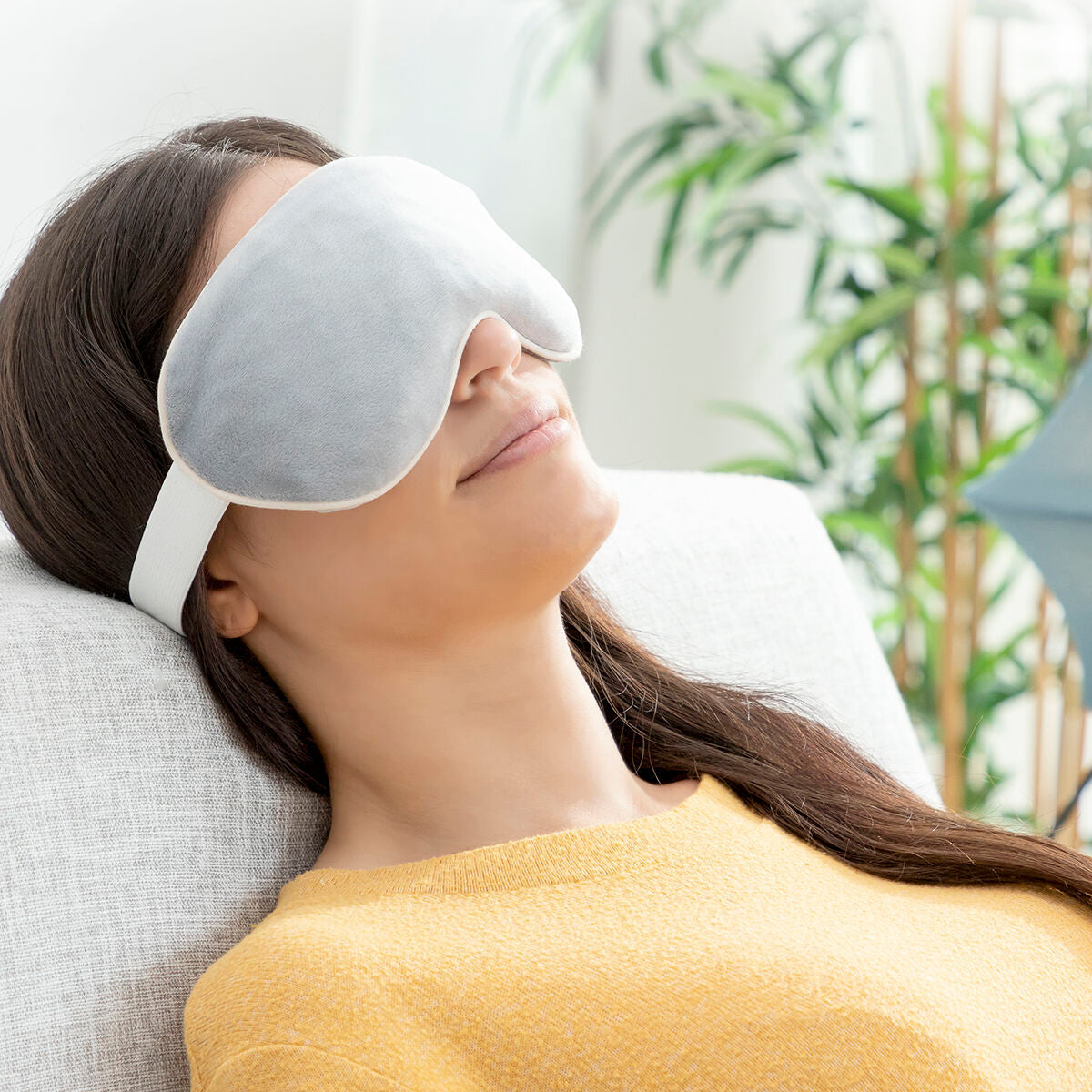 Masque chauffant pour les yeux