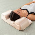 Oreiller cervical avec housse en satin