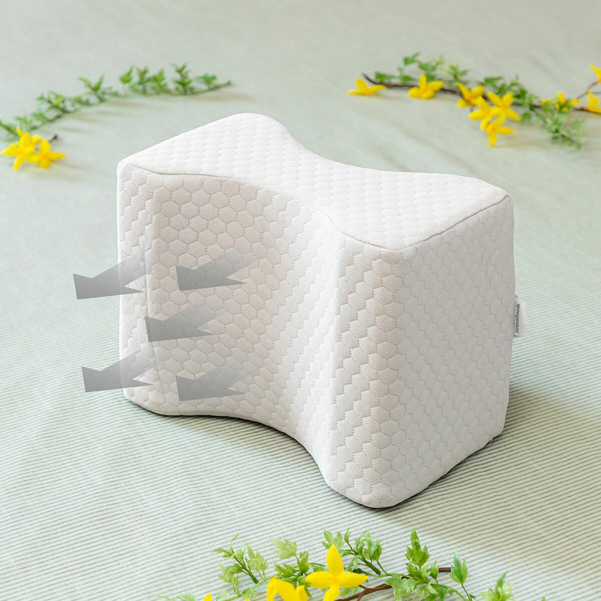 Oreiller pour les jambes avec sangle