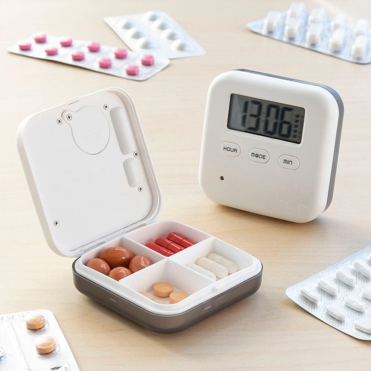Pilulier électronique avec alarme