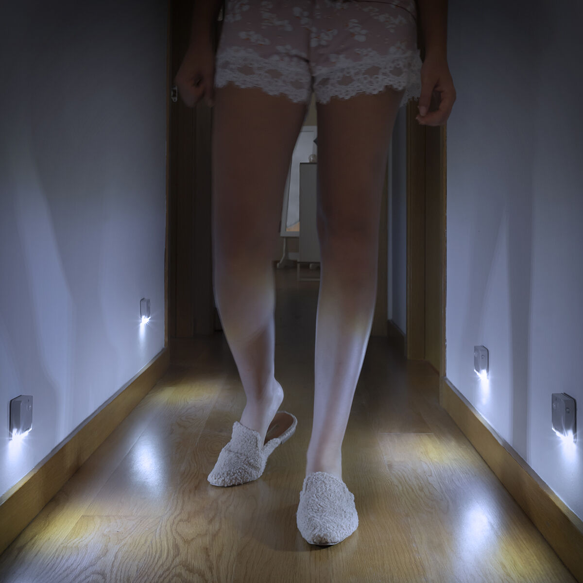 Veilleuses LED à détecteur de mouvement (×2)